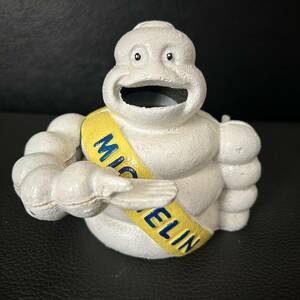 ビンテージ★MICHELIN ミシュランマン 鉄製 貯金箱 コインバンク アメリカン雑貨★