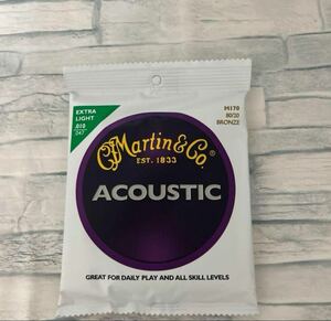 アコースティックギター弦 M-170 Martin 新品未使用　MARTIN アコギ弦