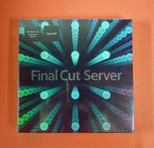 【237】 4547597669945 Apple FinalCut Server 1.5 Upgrade English New アップル ファイナルカット サーバー 英語版 新品 未開封 サーバ