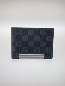 LOUIS VUITTON◆2つ折り財布/-/BLK/メンズ/M62663