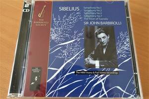 バルビローリ&ハレ管/シベリウス:交響曲第1,2,5,7番ほか(2CD)