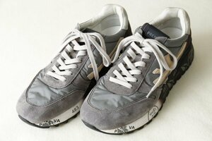 PREMIATA WHITE プレミアータ ホワイト♪MICK 4058 スニーカー イタリア製♪グレー 43（27.5〜28cm）