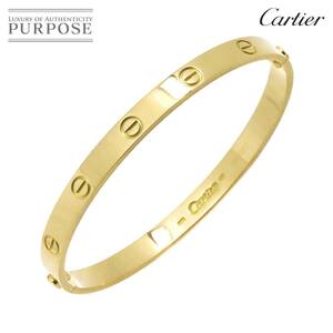 カルティエ Cartier ラブ ブレス #19 K18 YG イエローゴールド 750 ブレスレット バングル Love Bracelet 90227667