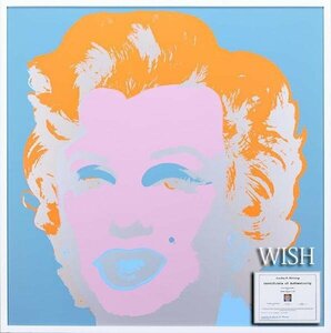 【真作】【WISH】アンディ・ウォーホル Andy Warhol「marilyn monroe 11.29」シルクスクリーン◆マリリン サンデーモーニング版#24042710