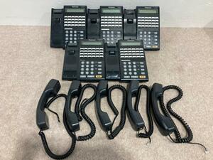 現状品 パナソニック ビジネスフォン ラ・ルリエ VB-F411NA-K 12キー電話機N-K 5台まとめてセット(31)