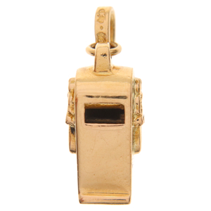 CHROME HEARTS クロムハーツ 22K WHISTLE TNY PLS タイニーホイッスルチャーム ダガーゴールドネックレストップ