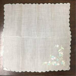 綿刺繍ハンカチ①(60サイズ)