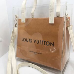 LOUIS VUITTON 紙袋　ショッパー　透明バッグ　クリアバッグ　入手困難　レア ショルダーバッグ