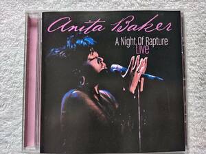 Anita Baker / A Night Of Rapture / Live +3 VIDEO/ Garry Glenn, David Lasley, Van Morrison, Rod Temperton / 1986年ライヴ音源