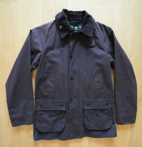 【美品】バブアー(Barbour) ビデイル(Bedale) UA アローズ別注 茶系 36 裏地カモフラージュ オイルドジャケット