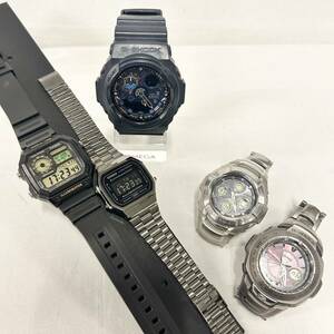 【1円スタート！！】カシオ 5本セット！ ジーショック G-SHOCK チープカシオ ワールドタイム カシオコレクション まとめ売り