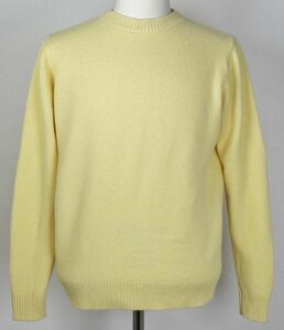 The Elder Statesman ジエルダーステイツマン SIMC SIMPLE CREW カシミヤ クルーネック ニット S USA製 セーター sweater b6235