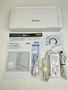 [送料無料&動作品&総印刷数30枚以下] ★早いもの勝ち★ EPSON エプソン ビジネスプリンター モバイルプリンター PX-S06W ホワイト