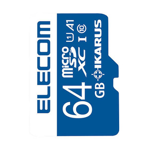 エレコム MicroSDXCカード/IKARUS付/UHS-I U1 64GB MF-MS064GU11IKA