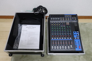 YAMAHA MG12 ミキサー アダプター ハードケース付 12ch ミキシングコントロール PA機材 音楽 音響 レコーディング コンサート 12チャンネル