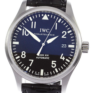 IWC IWC SCHAFFHAUSEN IW325501 パイロットウォッチ マークXVI デイト 自動巻き メンズ 保証書付き_800530