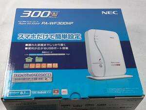 戰【付属品】 NEC Aterm PA-WF300HP 無線LAN wifi モデム スマホ・タブレットだけで簡単設定 離れた部屋までしっかり届く