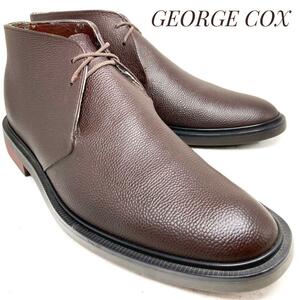 ☆即決・送料無料☆George Cox×MACKINTOSH PHILOSOPHY ジョージコックス レインマン チャッカブーツ 茶 ブラウン 26cm 革靴 ブーツ メンズ