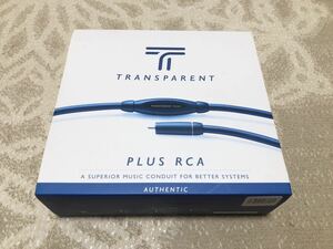 未開封 TRANSPARENT GENERATION 6 PLUS RCA 1m ペア sealed new アクシス 国内正規品 トランスペアレント 