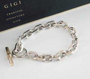 定価￥121,000（税込） GIGI ジジ Artemis chain bracelet K18/シルバー925 チェーン ブレスレット