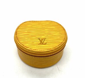 ●美品 真贋ok LOUIS VUITTON ジュエリーケース エピ柄 イエロー ヴィトン エクランビジュー８