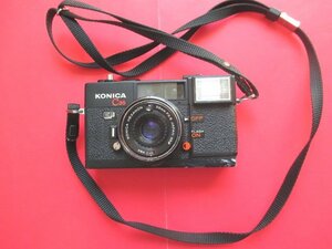 ♪ 送料520円 Konica コニカ　C35 コンパクトフィルムカメラ ジャンク 修理 部品取り用 ♪
