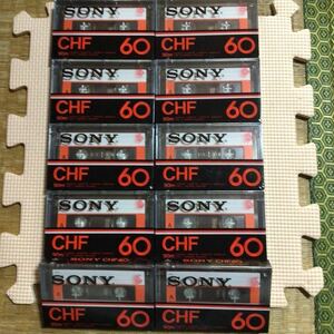 SONY CHF 60 ノーマルポジション カセットテープ10本【未開封新品】★