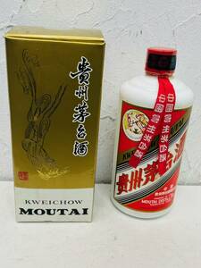 Z-17050 【未開栓】貴州茅台酒 マオタイ酒 KWEICHOW MOUTAI 天女ラベル 500ml 2000年 中国酒 53% 箱付き 重量 約 961ｇ