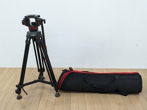 マンフロット Manfrotto MVH502A リーベック Libec ALX T 流体ビデオヘッド 雲台 業務用 ビデオ三脚 3脚 中古