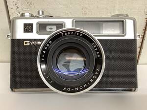 昭和レトロ 当時物「YASHICA ヤシカ エレクトロ35 YASHINON-DX F1.7/45mm 革ケース付」ヤシノン Made in japan カメラ女子 フィルムカメラ