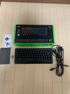 キーボード RAZER BLACKWIDOW V3 MINI HYPERSPEED 65% YELLOW SWITCH 日本語配列　　2.4GH・BT・有線