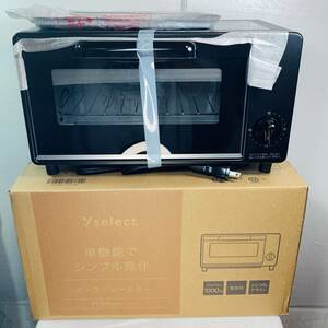 新品 未使用 美品 ヤマダオリジナル yselect オーブントースター YT-V10J（K） 23年製 ブラック 1円スタート 