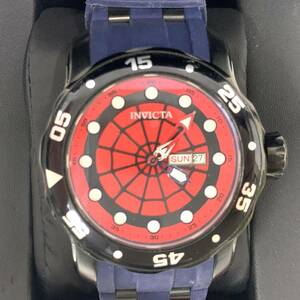 【未使用 限定品】INVICTA MARVEL SPIDER MAN レッド文字盤 インビクタ スパイダーマン　レア