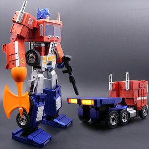 Robosen Transformers Optimus Prime Auto-Converting Robot 19" Action Figure 海外 即決