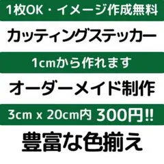 カッティングステッカー 2093 オーダーメイド デカール 切り文字 作成