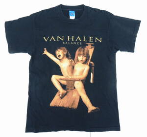 ◆ 90S VINTAGE VAN HALEN BALANCE TOUR 95-96 TEE ヴァンヘイレン バランスツアー Tシャツ Lサイズ フルーツ 青タグ 発禁デザイン 1996