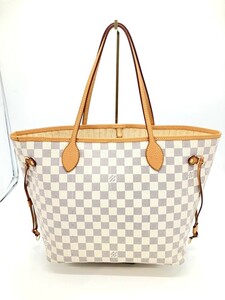 【え沖】 ☆ LOUIS VUITTON ダミエアズール ネヴァーフルMM ルイヴィトン バック N51107 トートバッグ MDZ01MNB33