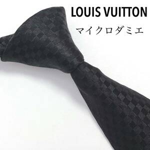 LOUIS VUITTON ルイヴィトン ネクタイ 最高級シルク マイクロダミエ