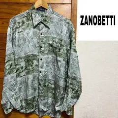 ZANOBETTI  シルク　シャツ