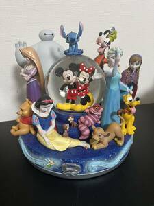 レア　Disney STORE ディズニーストア　30周年記念　スノーグローブ　スノードーム　フィギュア。