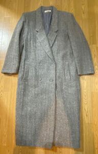 グレー　ロングコート　サイズ11号　美品