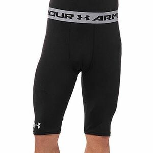 新品未使用■UNDER ARMOUR■アンダーアーマー■ヒートギア■インナーパンツ 7部丈タイツ スパッツ■サイズSM■コンプレッション ブラック