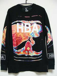 HOOD BY AIR フッドバイエアー ◇ ロゴ プリント クルーネック ロング スリーブ ティー T シャツ カットソー