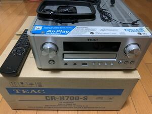 ★本体美品 TEAC CDレシーバー CR-H700-S 中古 2011年製 「リモコン難あり」