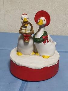 【美品】オルゴール置物　飾り物 Donald duck インテリア