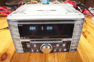 動作確認済 DMZ365 オーディオ 2DIN 12V AUX MD CD AM FM クラリオン ヘッドユニット @1038s