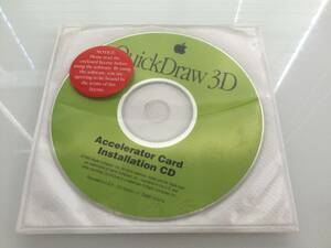 QuickDraw 3D Accelerator Card Installation CD