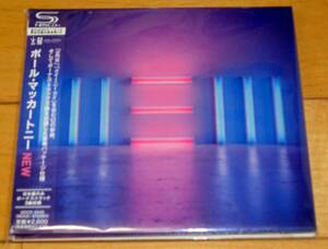 【極美品・帯付】ポール・マッカートニー『NEW』　紙ジャケ・SHM-CD