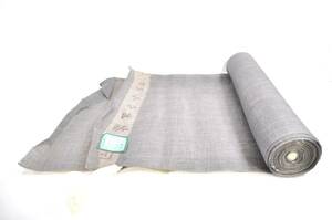 昭和ビンテージ 小千谷縮 黒 麻100％ 幅35cm 未使用品 軽く通風性に富んだ日本の夏に最適な織物です。TKM412