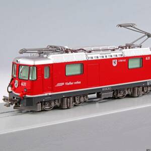 Nゲージ アルプスの機関車 Ge4/4-II 631 鉄道模型 電気機関車 赤 グレー ストラクチャー ジオラマ 送料無料